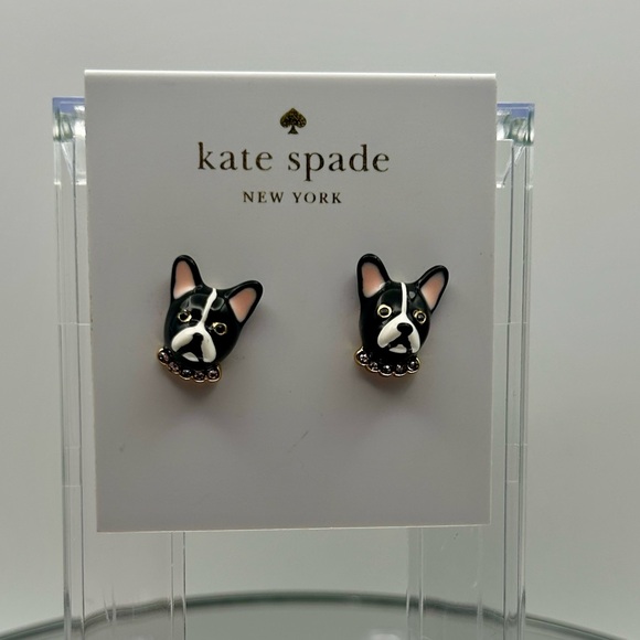 kate spade Jewelry - Kate Spade New York Ma Chérie Antoine French Bulldog stud earrings. (234)